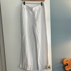 Lilly Pulitzer Size Small White Linen Pants - NWOT